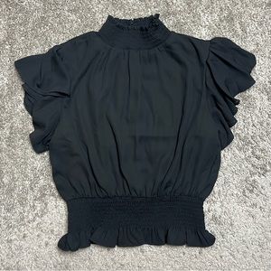 Flowy Blouse with Elastic Waist